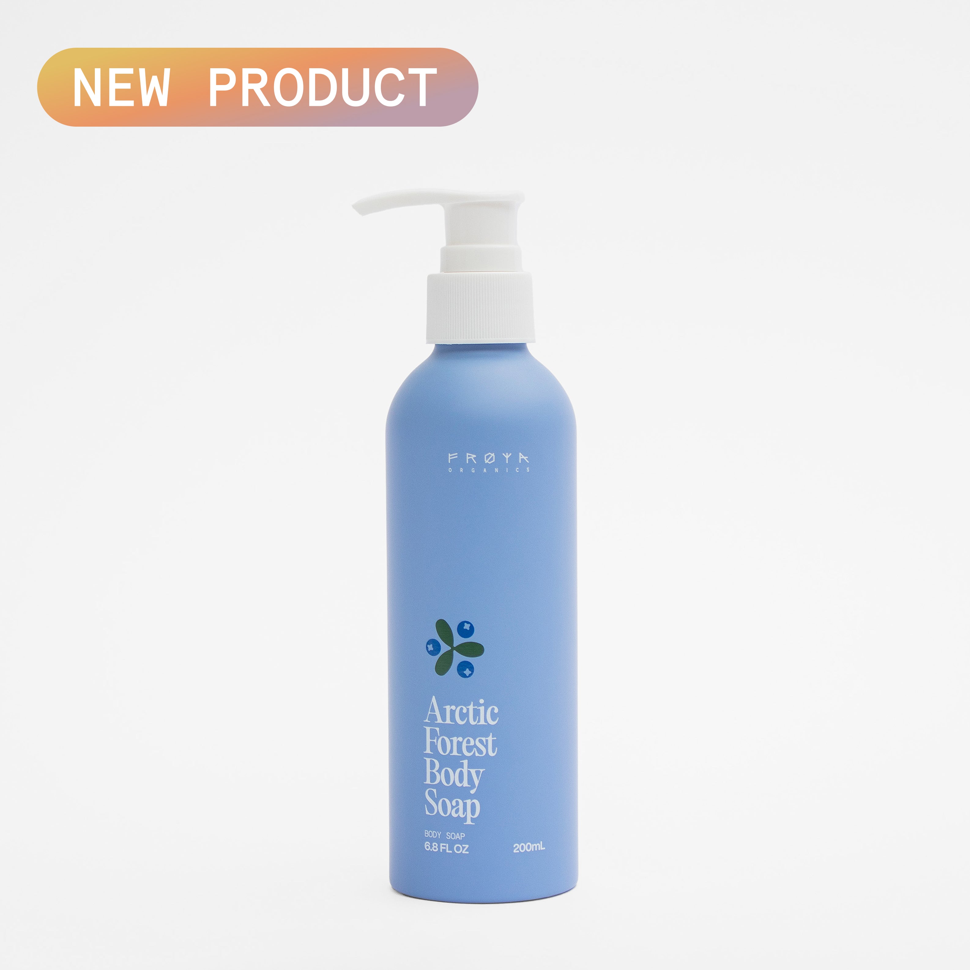 Frøya Arctic Forest Body Soap pump bottle, new product